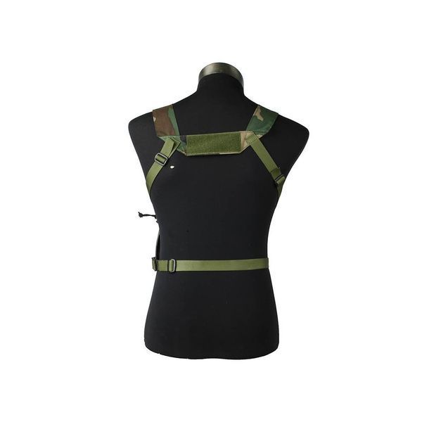 Розвантажувальний жилет TMC Modular Lightweight Chest Rig Full Set Woodland 23672 фото