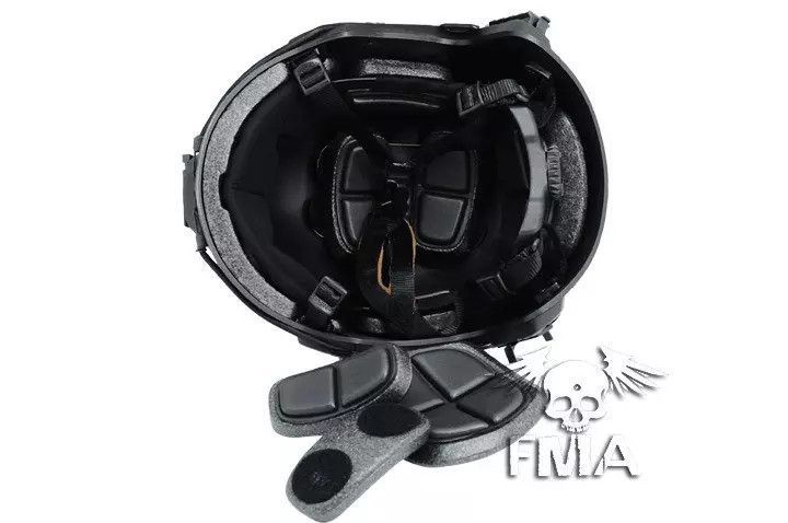 Шлем страйкбольный FMA Ballistic Black 25608 фото