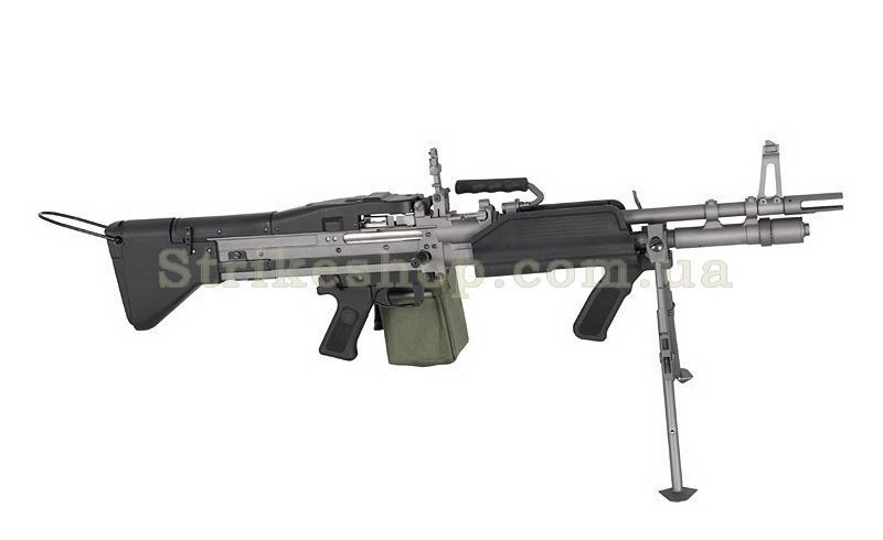 Страйкбольний кулемет A&K Mk43 Mod 0 Black 176 фото