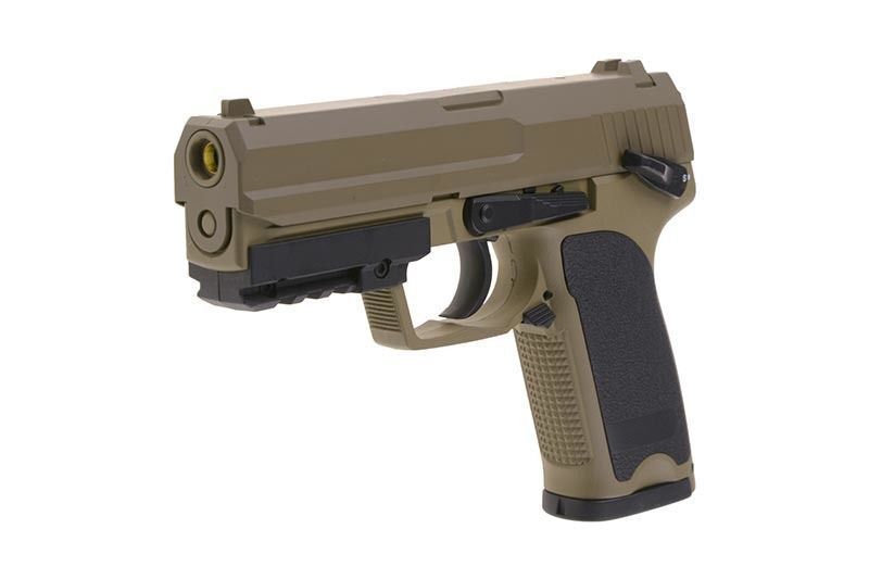 Страйкбольний пістолет Cyma HK USP Metal CM.125 AEP tan 10453 фото