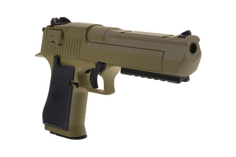 Страйкбольный пистолет Cyma Desert Eagle Metal CM.121 AEP Tan 14680 фото