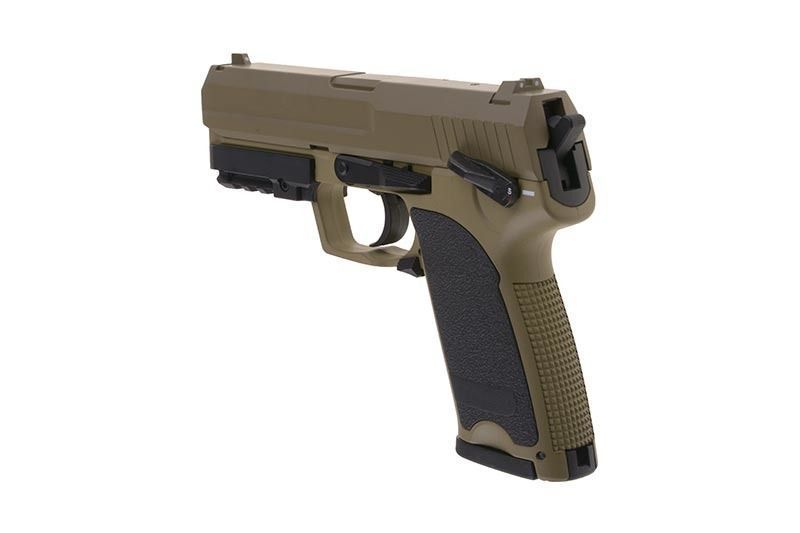 Страйкбольний пістолет Cyma HK USP Metal CM.125 AEP tan 10453 фото