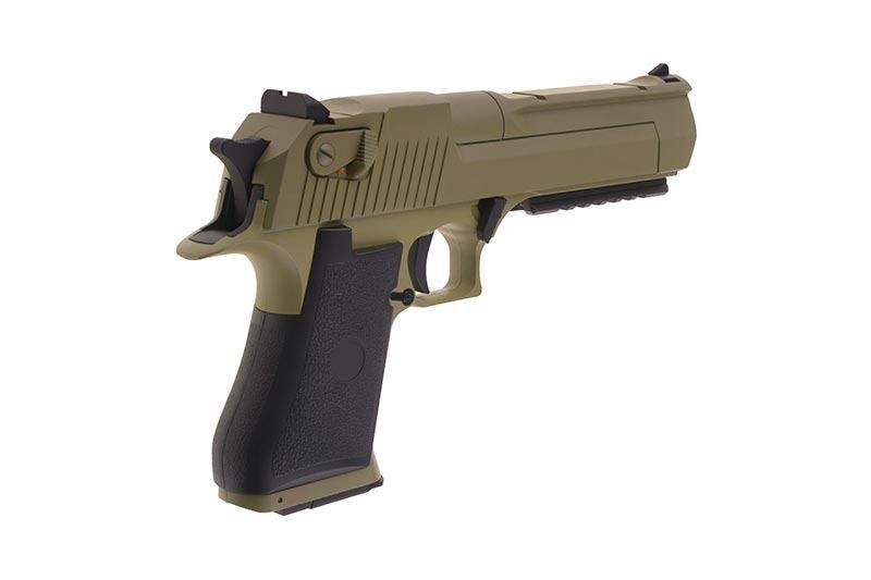 Страйкбольный пистолет Cyma Desert Eagle Metal CM.121 AEP Tan 14680 фото