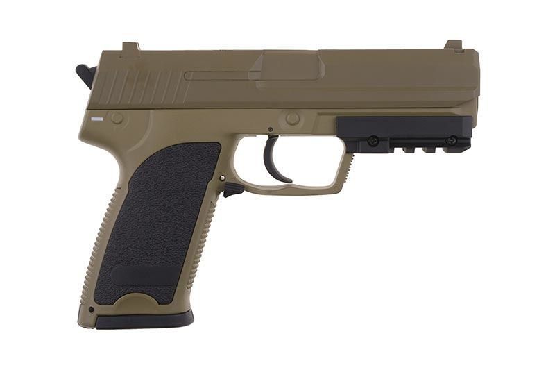 Страйкбольний пістолет Cyma HK USP Metal CM.125 AEP tan 10453 фото