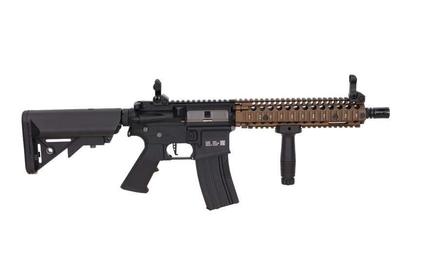 Страйкбольна штурмова гвинтівка Specna Arms Colt x Daniel Defense MK18 SA-P19 PRIME BLDC 10.5" AEG Chaos Bronze 35288 фото
