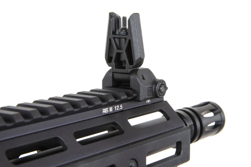 Страйкбольна штурмова гвинтівка Specna Arms Daniel Defense RIS III 12.5'' SA-P28 Prime Aster II ETU Black 31861 фото