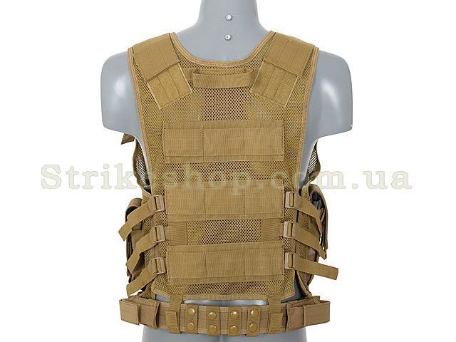 Розвантажувальний жилет Tactical chest 8FIELDS Coyote 1850 фото