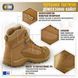Черевики M-TAC тактичні демісизонні Coyote Size 40 18442-40 фото 3