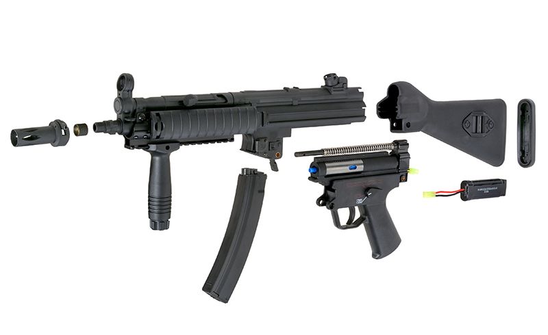 Страйкбольний пістолет-кулемет Cyma MP5 CM.041B Blue Limited Edition 14244 фото