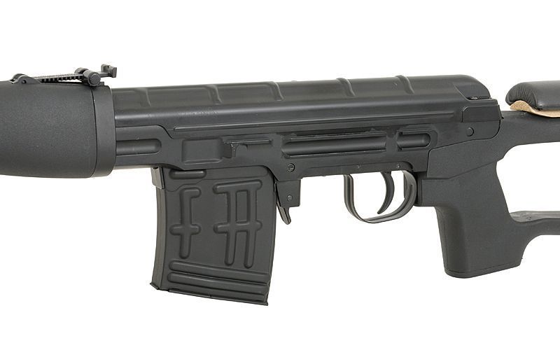 Страйкбольна снайперська гвинтівка KOER СВД spring Black 182 фото