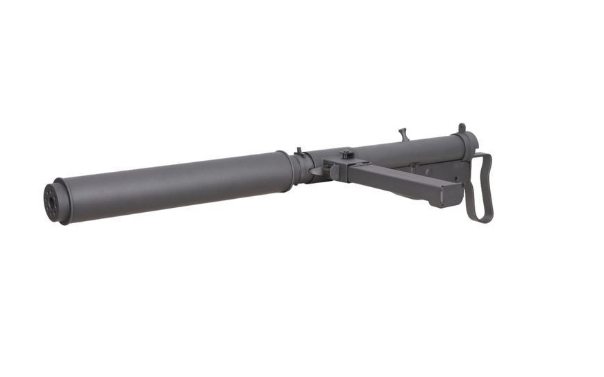 Страйкбольний пістолет-кулемет Specna Arms Sten MK.II(S) Command Grip RETRO AEG X-ASR/Tracer Grey 35232 фото