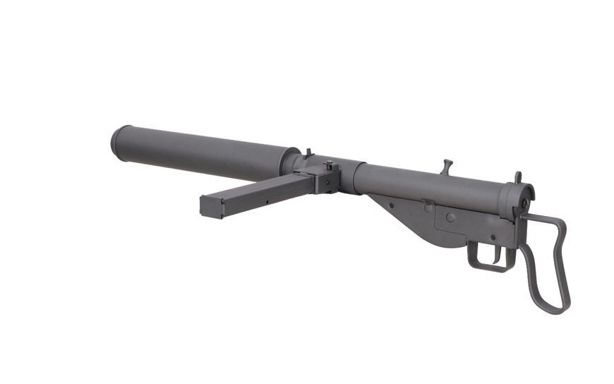 Страйкбольний пістолет-кулемет Specna Arms Sten MK.II(S) Command Grip RETRO AEG X-ASR/Tracer Grey 35232 фото