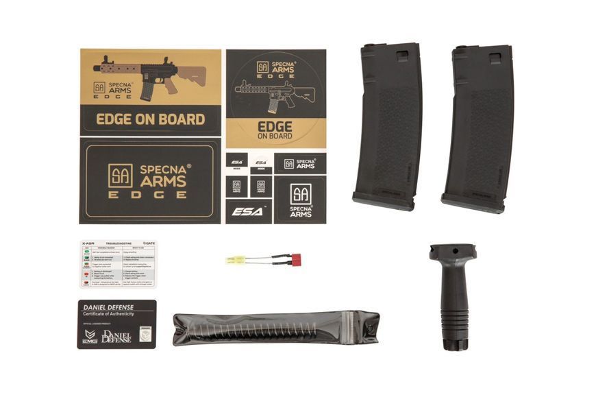 Страйкбольная штурмовая винтовка Specna Arms Daniel Defense MK18 SA-E19 EDGE Carbine Replica Black 17791 фото