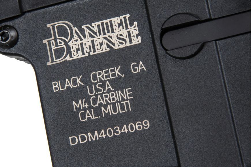 Страйкбольна штурмова гвинтівка Specna Arms M4 SA-C19 Core Daniel Defense HAL ETU Black 31935 фото
