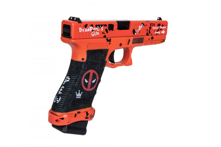 Страйкбольний пістолет D-Boys Glock 17 Gen.4 301 DeadPool Style 20150 фото