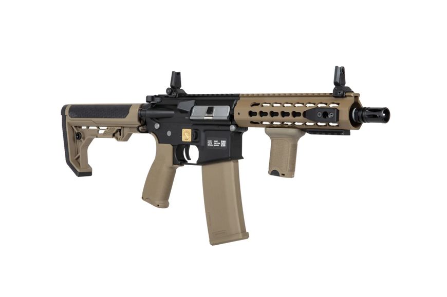 Страйкбольна штурмова гвинтівка Specna Arms Edge SA-E08 Light Ops Stock Half-Tan 30552 фото