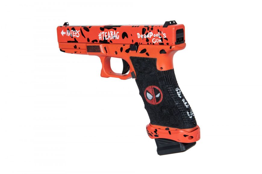 Страйкбольний пістолет D-Boys Glock 17 Gen.4 301 DeadPool Style 20150 фото