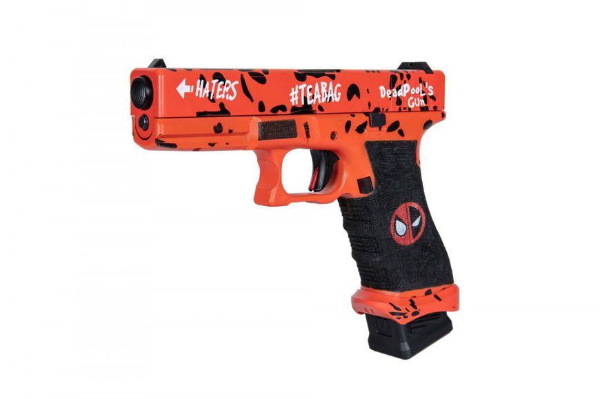 Страйкбольний пістолет D-Boys Glock 17 Gen.4 301 DeadPool Style 20150 фото