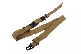 Ремінь триточковий Ultimate Tactical Three-point Bungee Sling Tan 26114 фото