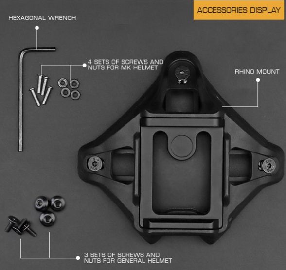 Шрауд Wilcox 3 Hole NVG Shroud Black 28590 фото