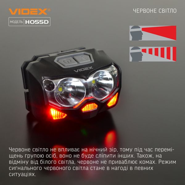 Налобний ліхтар Videx VLF-H055D 26018 фото