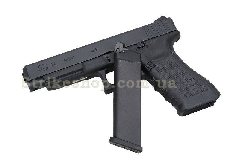 Страйкбольний пістолет WE Glock 35 GEN.4 Metal GBB 5822 фото