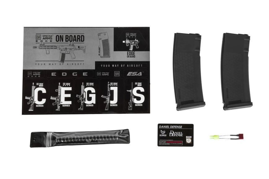 Страйкбольна штурмова гвинтівка Specna Arms Daniel Defense SA-E28 RIS III 14.5'' Edge HAL2 ETU Chaos Bronze 33685 фото