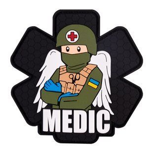 ПВХ Патч Brand Element "Военный медик" Чорний 32042 фото