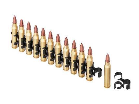 Імітація стрічки для кулемета BATTLEAXE M249 5.56 в магазині