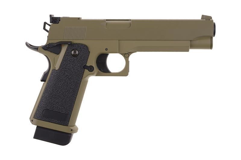 Страйкбольный пистолет Cyma Colt 1911 CM.128 AEP Tan 14682 фото