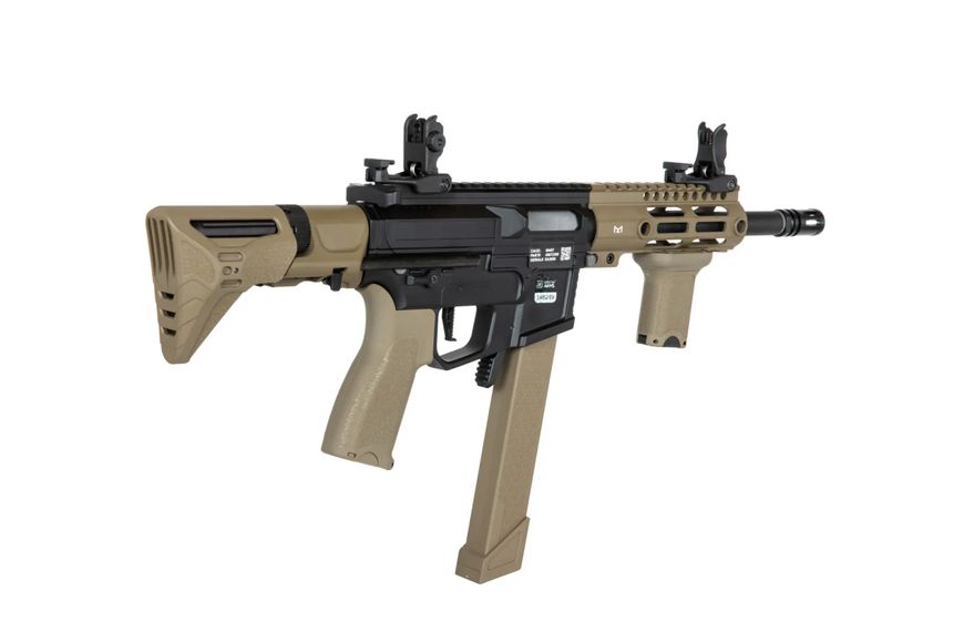 Страйкбольний пістолет-кулемет Specna Arms SA-X01 Edge 2.0 Half-Tan 30553 фото