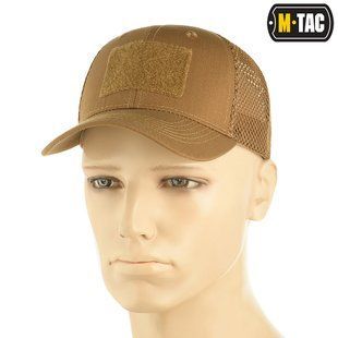 Бейсболка M-Tac з липучкою і сіткою Flex ріп-стоп Army coyote Size S/M (copy) 24682-l/xl фото