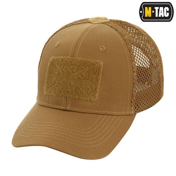 Бейсболка M-Tac з липучкою і сіткою Flex ріп-стоп Army coyote Size S/M (copy) 24682-l/xl фото