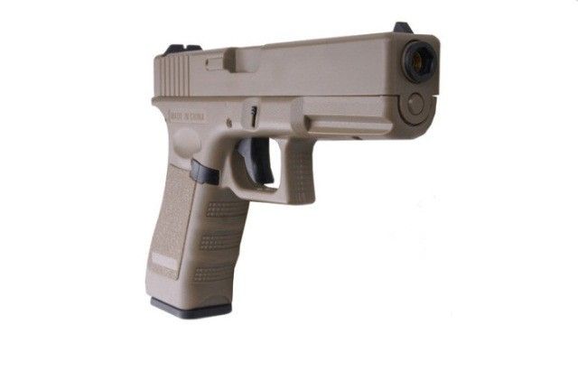 Страйкбольний пістолет Cyma Glock 18 CM.030 AEP Tan 3290 фото