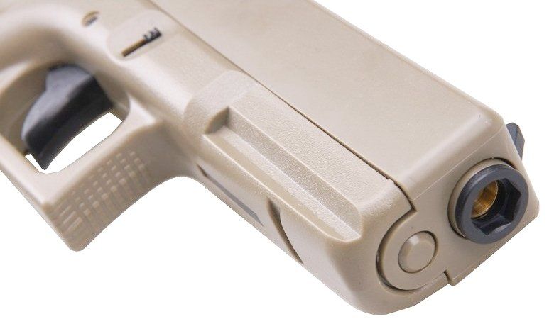 Страйкбольний пістолет Cyma Glock 18 CM.030 AEP Tan 3290 фото