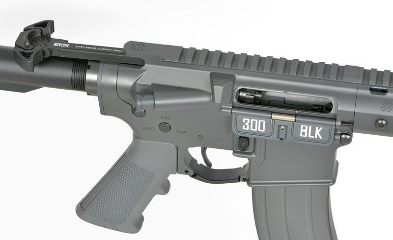 Страйкбольная штурмовая винтовка Double Eagle Noveske N4 MWS Gen3 Gas BlowBack rifle Grey 33539 фото