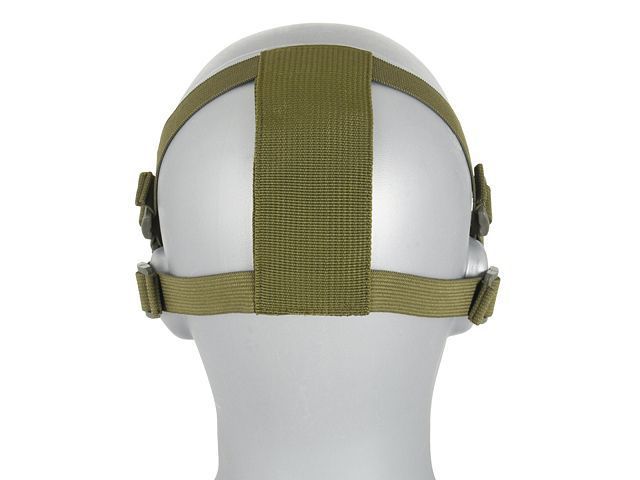 Маска на Нижнюю Часть Лица Wosport WST STEEL MESH MASK Olive 19699 фото