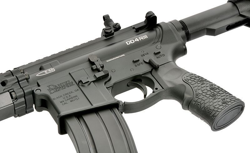 Страйкбольная штурмовая винтовка Golden Eagle Replika GBBR DD4 RIII 16" Black 33540 фото