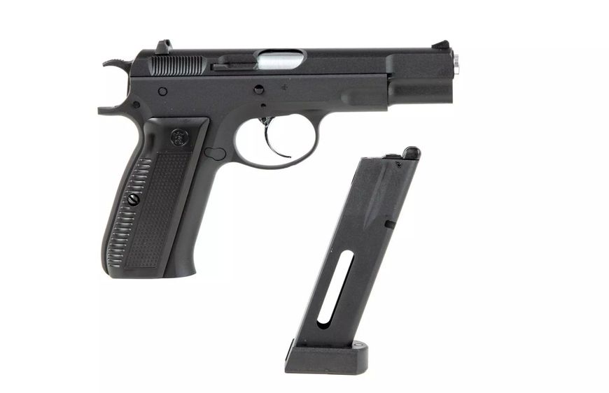 Страйкбольний пістолет KJW CZ 75 KP-09 CO2 Black 30923 фото