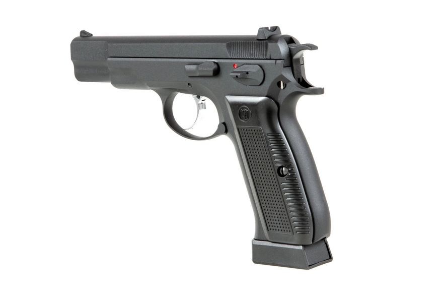 Страйкбольний пістолет KJW CZ 75 KP-09 CO2 Black 30923 фото