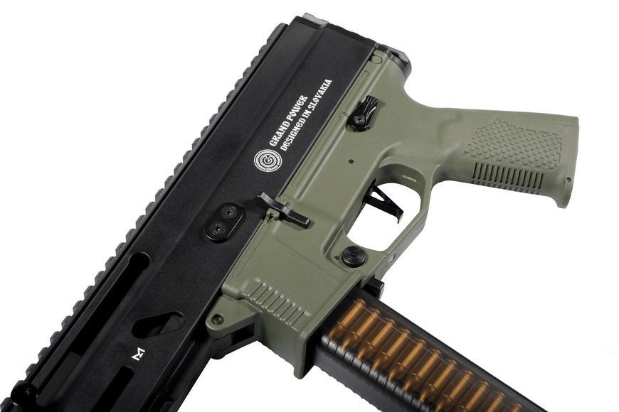 Пистолет-пулемет Delta Armory Airsoft gun STRIBOG SP10A3 Alpha Upgrade Black-olive 33609 фото