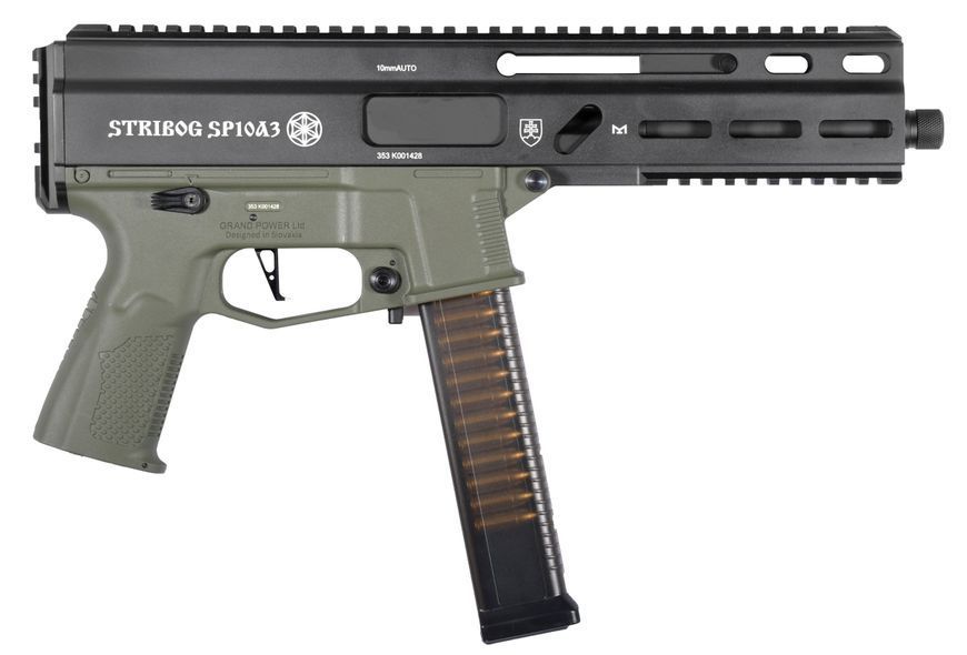 Пистолет-пулемет Delta Armory Airsoft gun STRIBOG SP10A3 Alpha Upgrade Black-olive 33609 фото