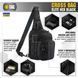 Сумка M-TAC CROSS BAG ELITE HEX Black 18447 фото 5
