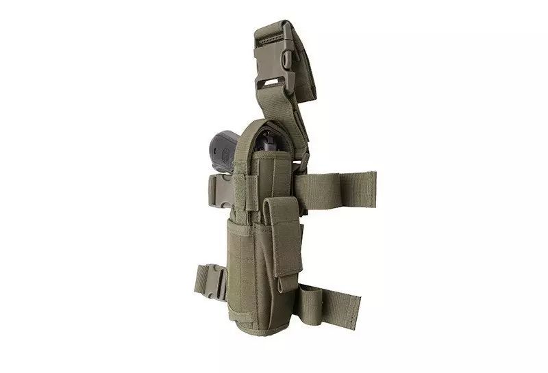 Кобура GFC Thigh Holster with Magazine Pouch Olive 28226 фото