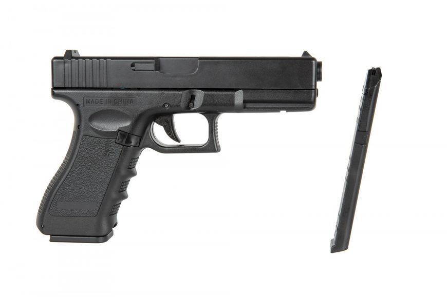 Страйкбольний пістолет Cyma Glock 18 CM030S MOSFET Electric Pistol Black 17795 фото