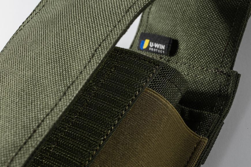 Підсумок магазинний закритий Velcro U-Win Ranger Green 28553 фото