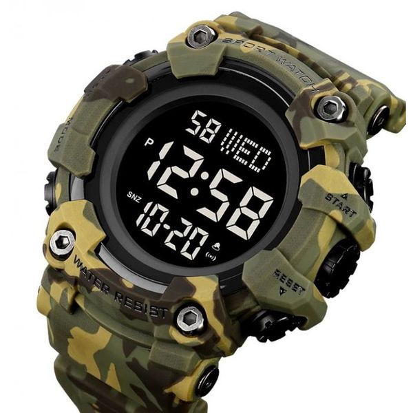 Годинник тактичний Skmei 1968 Camo Green 25836 фото