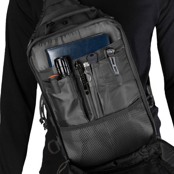 Сумка однолямочная Camo-Tec YQS 14 Black 24570 фото