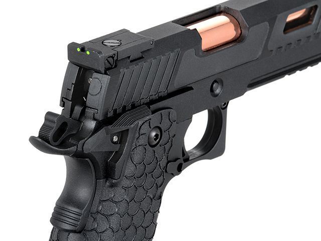 Страйкбольний пістолет SRC Colt1911 Baba Yaga GBB/CO2 Black 15721 фото