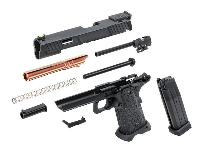 Страйкбольний пістолет SRC Colt1911 Baba Yaga GBB/CO2 Black 15721 фото